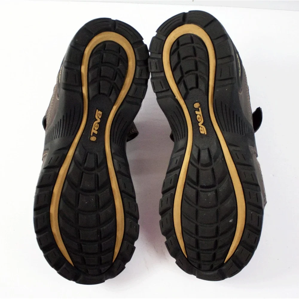 Teva Forebay Fisherman Mens‎ Sport Hiking Sandals Shoc Pad Walking Brown Size 8